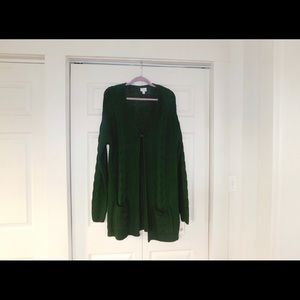 NWT Green Cardigan